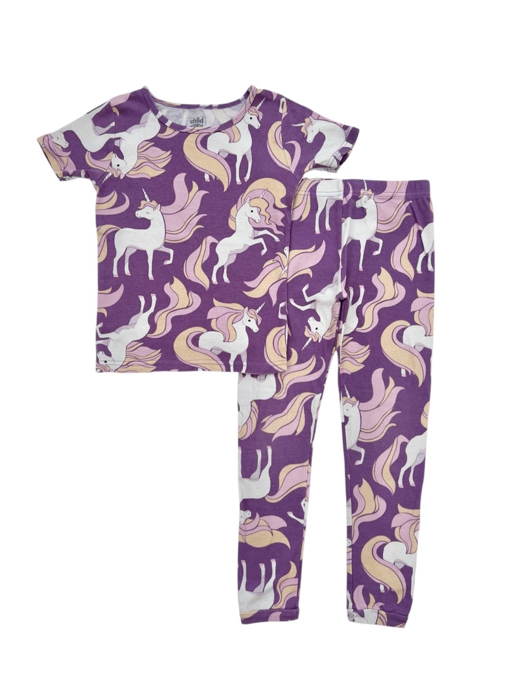 Girls Child of Mine unicorn pajamas